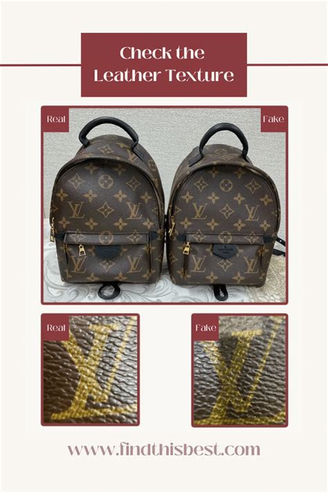 Louis Vuitton Palm Springs Bag Real VS Fake Guide 